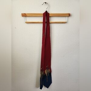 Vintage Frank Lloyd Wright Boxelder Milwaukee‎ Silk Neck Tie May Basket Liberty